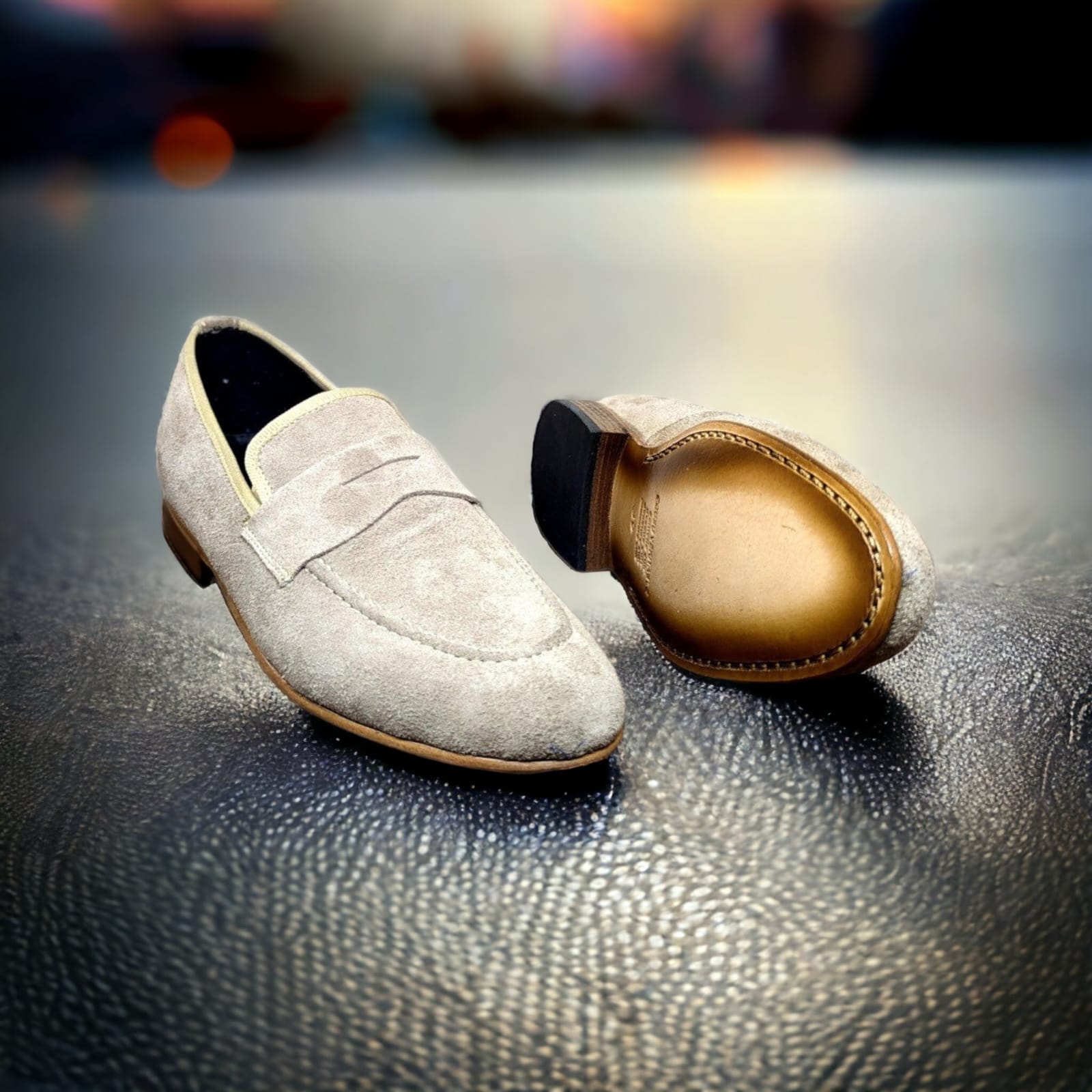 Mocassins en Cuir de Daim Premium pour Hommes