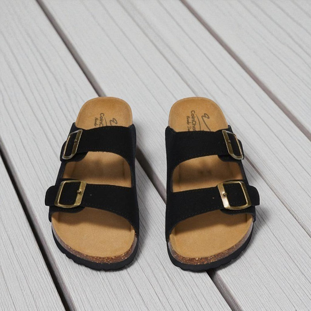 Sandales Arizona Premium - Daim Authentique Homme | Confort Ergonomique & Style Intemporel | Made in Morocco