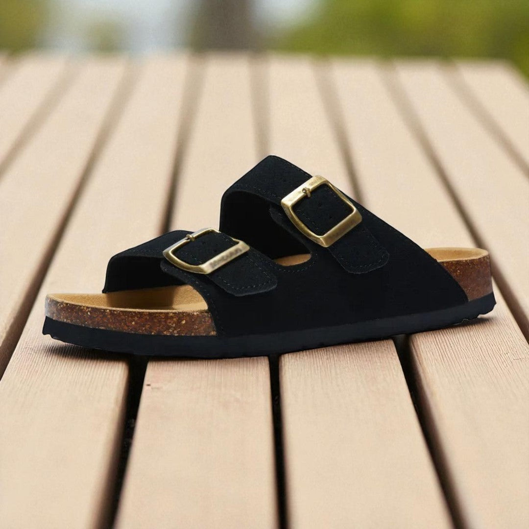 Sandales Arizona Premium - Daim Authentique Homme | Confort Ergonomique & Style Intemporel | Made in Morocco