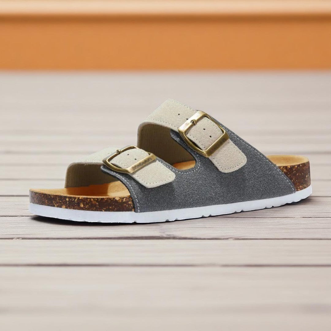 Sandales Arizona Premium - Daim Authentique Homme | Confort Ergonomique & Style Intemporel | Made in Morocco
