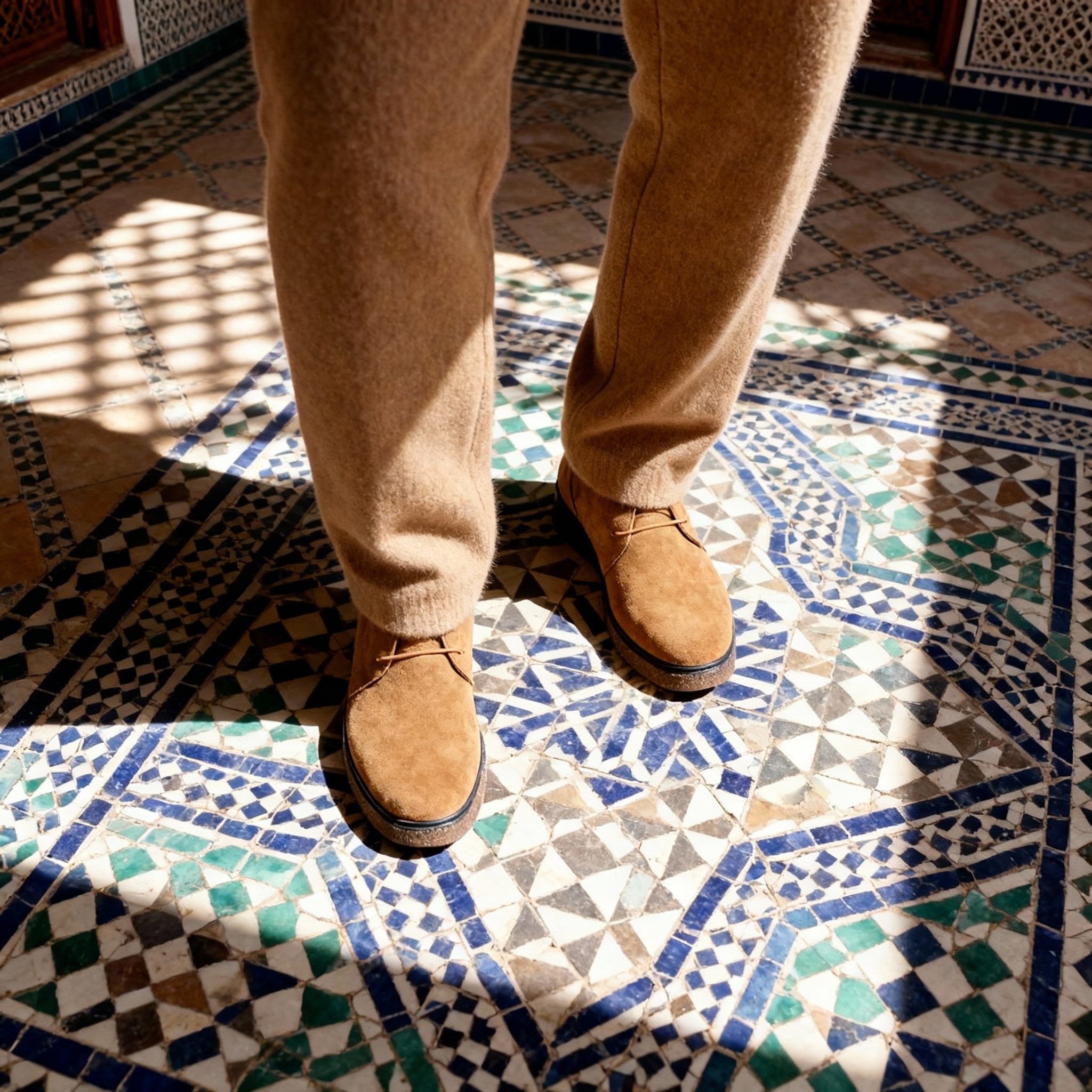 Desert Boots Daim Camel